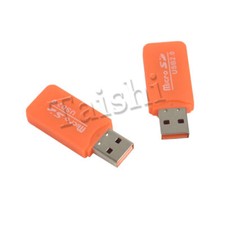2pcs USB 2.0 Card reader Micro SD Card Reader Adapter Micro SD SDHC TF T-Flash