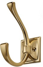 Vintage Wall Hooks 2 Pack Coat Hooks Hardware Towel Hooks Brushed Gold