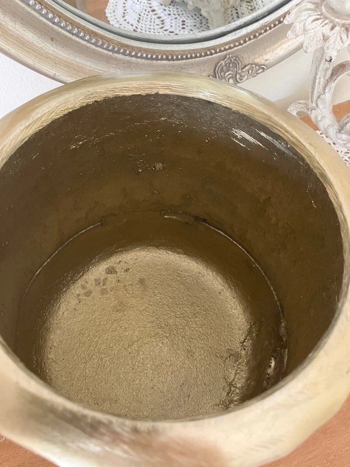 Colmore Vase Pflanzen Übertopf ALU RAW Gold 20x20x20 cm - Bild 4 von 4