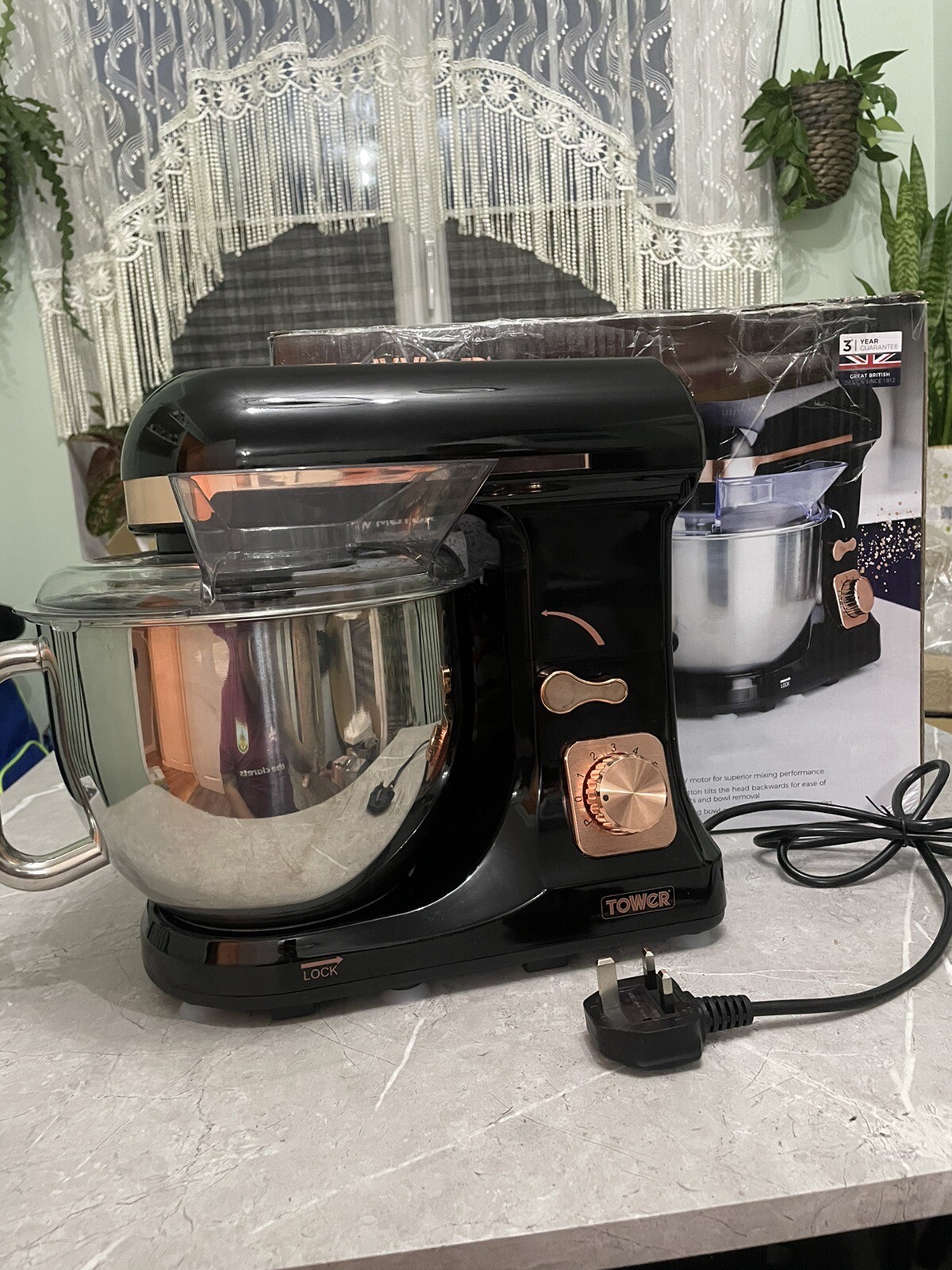 Tower T12033RG Stand Mixer Black eBay