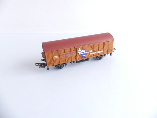 POCHER HO WAGON REFRIGERANT A ESSIEUX DE LA SJ FÖRPACKAT 2 RAILS CONTINU - Imagen 2 de 5