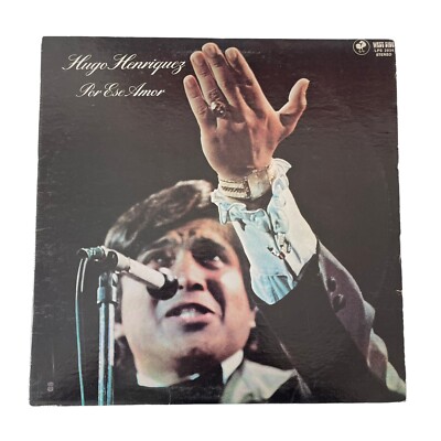 Hugo Henriquez Por Ese Amor LP Vinyl Record Album Latin