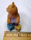 Unbranded Miniature Resin Orange Cat with Alphabet Blocks "C, A, T" — photo 8