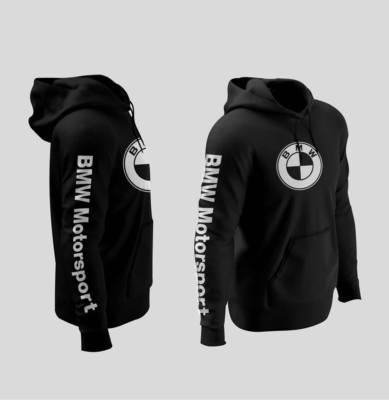 BMW logo Hoodies Black S-3XL size