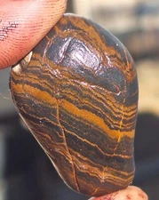 Genesis Stone B85 Magnetic Banded Iron stone BIF Wyoming Magnetite ROOT CHAKRA