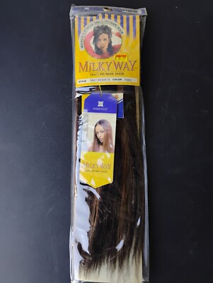 100% Human Hair Extension - 10'' - Milky Way Yaky Weave. Color P1B/30