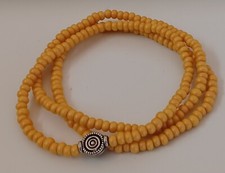 Wheat 3 Piece Set Beaded Stretch Czech Glass Seed Beads Bracelets - New