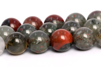 Natural Blood Stone Beads Grade AAA Round Loose Beads 4/6/8/10/12/15-16MM