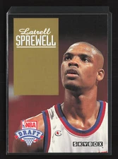 1992-93 SkyBox Draft Picks #DP24 Latrell Sprewell Golden State Warriors RC