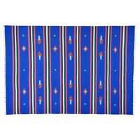 Rugs 10 X 14 Ft. 3 In. Hand Woven Killim Southwest Design Denim Blue Flat Wea... on sale Rugs 10 X 14 Ft. 3 In. Hand Woven Killim Southwest Design Denim Blue Flat Wea... on sale
