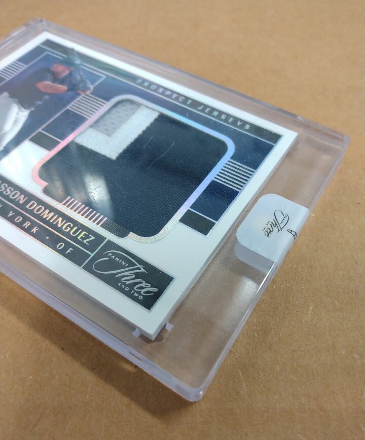 2023 Jasson Dominguez Three And Two Prospect Jerseys Relic Patch 1/8 Yankees eBay
