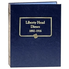 Whitman Classic Coin Album 9117 Liberty Head Dimes 1892-1916  Book  10 cent