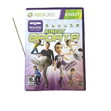 Kinect Sports Xbox 360 Game With Sensor Calibration Card And Case