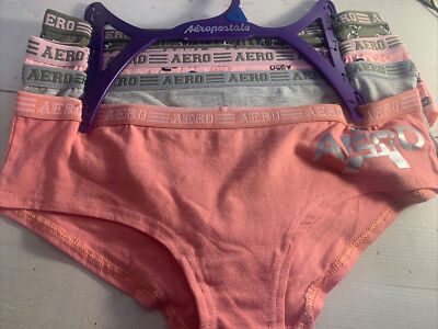 AEROPOSTALE AERO HIPSTER 4 PACK WOMEN'S UNDERWEAR PANTIES SIZE LARGE