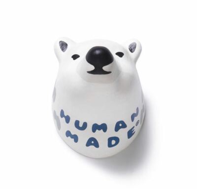 Garden Décor Creative Human Made Polar Bear Head Wall Ornament