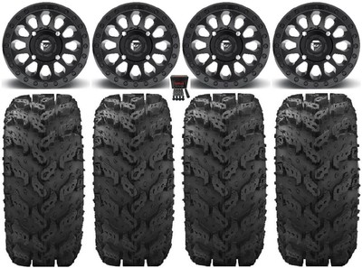 Fuel Vector MB 14'' Wheels 28'' Reptile Tires Can-Am Maverick X3