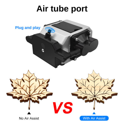 Módulo láser de 80 W + kit de bomba de asistencia de aire con ajustable 30 L/min, para grabador láser - Imagen 12 de 20