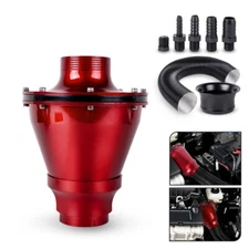 Universal Apollo Cold Air Intake Induction Kit With Air Box & Filter Red