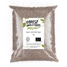Organic Cracked Black Pepper (coarsely ground) - Forest Whole Foods