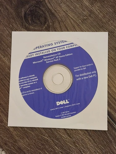 DELL Reinstallation CD for Microsoft Windows XP Home Edition Service Pack 2