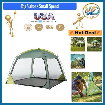 Skyshade 10x10 Bug-Free Screen Shelter Aluminum Fiberglass Easy Setup Moss