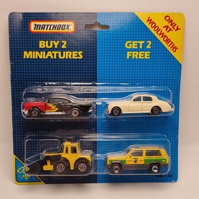 Vintage 1987 Matchbox MB-170 Buy 2 Miniatures Get 2 Free Exclusive To Woolworths