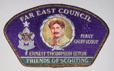 Boy Scout Far East Council Ernest Thompson Seton Friends of Scouting FOS CSP BRZ