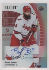2023-24 Upper Deck Allure Red Rainbow Auto SP Brent Burns #22 Auto 1d77