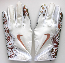 Nike Vapor Jet 8.0 Football Gloves Men's Large White/Lt Matter Root