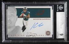 2021 Encased Scripted Signatures 20/50 Kenneth Gainwell BGS 9 MINT Auto 0a17