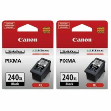 Genuine Canon PG-240XL Black Ink Cartridge 5206B001 2 pieces