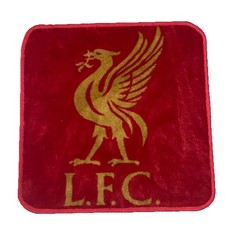 Liverpool FC Large Crest Red Rug Anti Slip Floor Mat Football Club 60cm X 60cm 