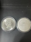 2021 1oz .9999 Silver Maple Leaf Round & 1oz ASAHI .999 Silver Round