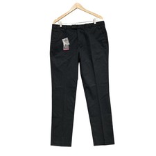 Charles Tyrwhitt Pants Mens 36 Black Chino Extra Slim Fit Non Iron Stretch