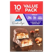 Atkins Endulge Treats, Caramel Nut Chew Bars,...
