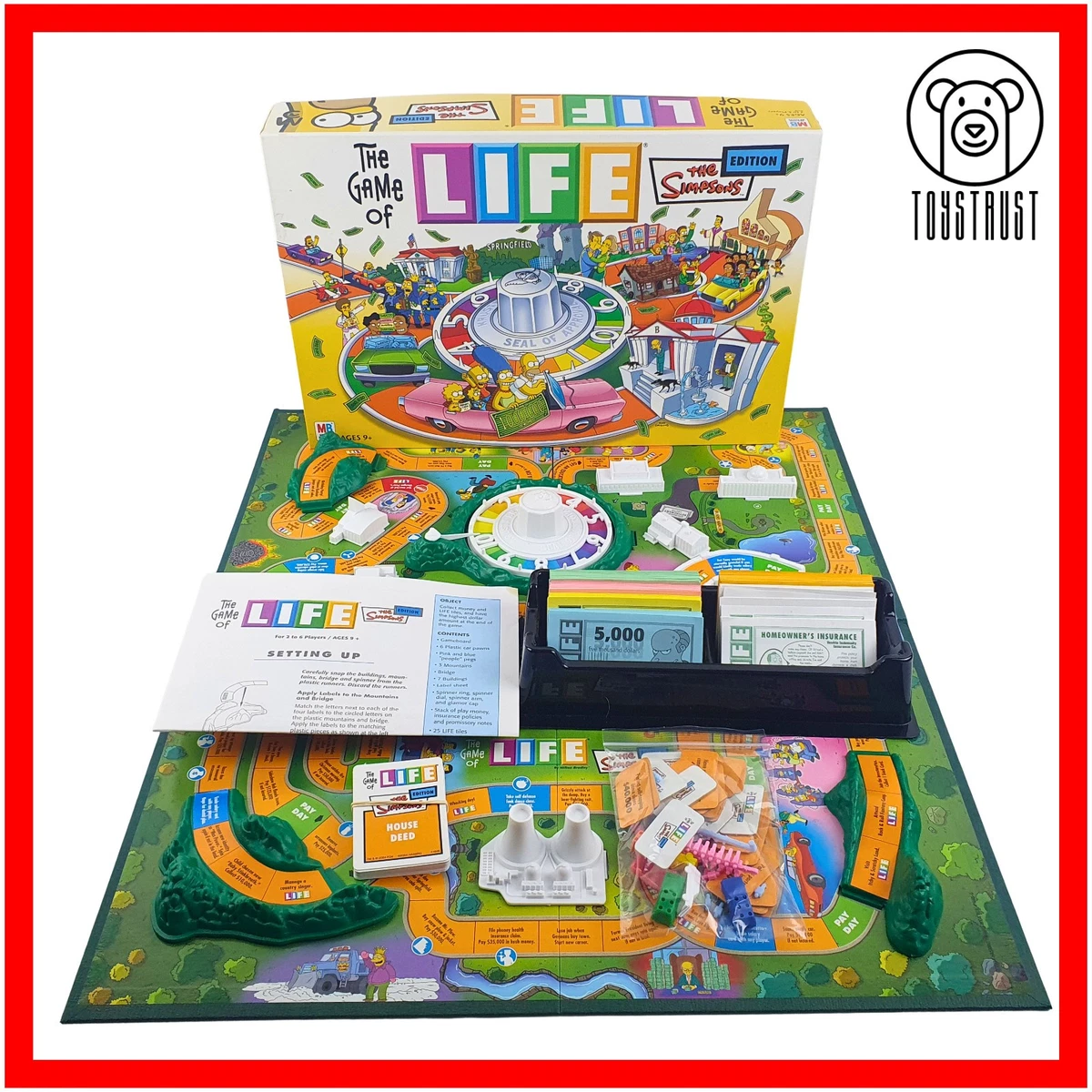 The Simpsons Game of Life Board & Traditional Games for sale | eBay