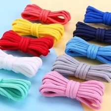 1Pair Oval Shoe Laces 24 Color Half round Athletic Shoelaces for Sport/Running S