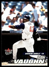 Mo Vaughn 2001 Ultra #169 Anaheim Angels MLB READ FREE SHIPPING AutographDen
