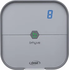 Orbit 57925 B hyve 8 Zone Smart Indoor Sprinkler Controller Gray Automatic