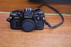 Vintage Canon AE-1 SLR Film Camera Body Black AE1