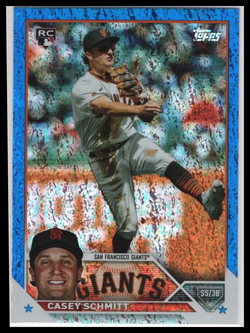2023 Topps Update Casey Schmitt Rookie Blue Foil /999 #US133 Giants