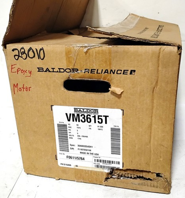 #ad Baldor VM3615T 230 460 V 5 HP 1745 RPM General Purpose Motor $649.99