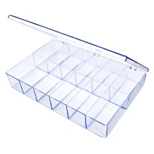 Flambeau 6676CB Crystal Clear 12 Compartment Box