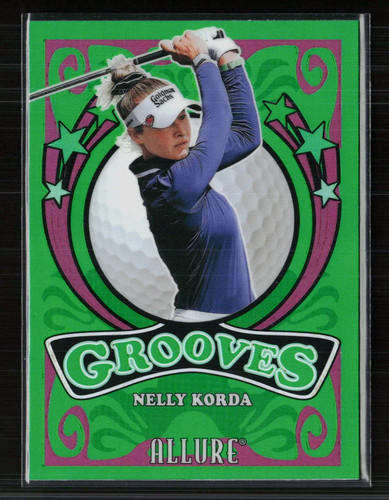 Nelly Korda [Green] #GV-9 2026 Upper Deck Allure Grooves card