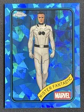 Mister Fantastic 2025 Topps Chrome Sapphire Marvel Base #89