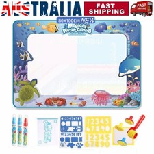 Baby Kids Play Mat Drawing Mat Aqua Doodle Board Water Painting Writing Mat~