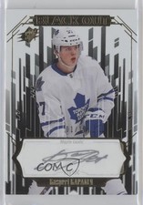 2016-17 SPx Black Out Auto 1/10 Kasperi Kapanen #BO-KK Auto 7ez