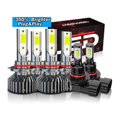 For Chevy silverado 1500 03-2006-6x LED Headlight Bulbs High low Beam Fog Light