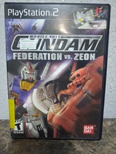 Tested Working Nice Ps2 Playstation 2 Mobile Suit Gundam Federation Vs Zeon Game