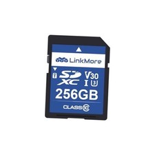 Full-Size SD Card, SDXC Compatible with DSLR Camera 4K Video, PC, 256GB V30